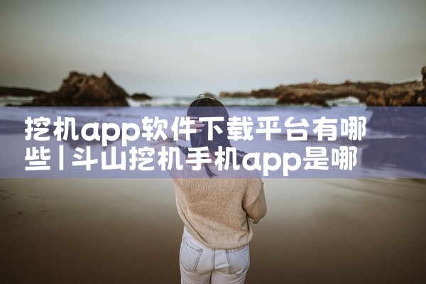 挖机app软件下载平台有哪些